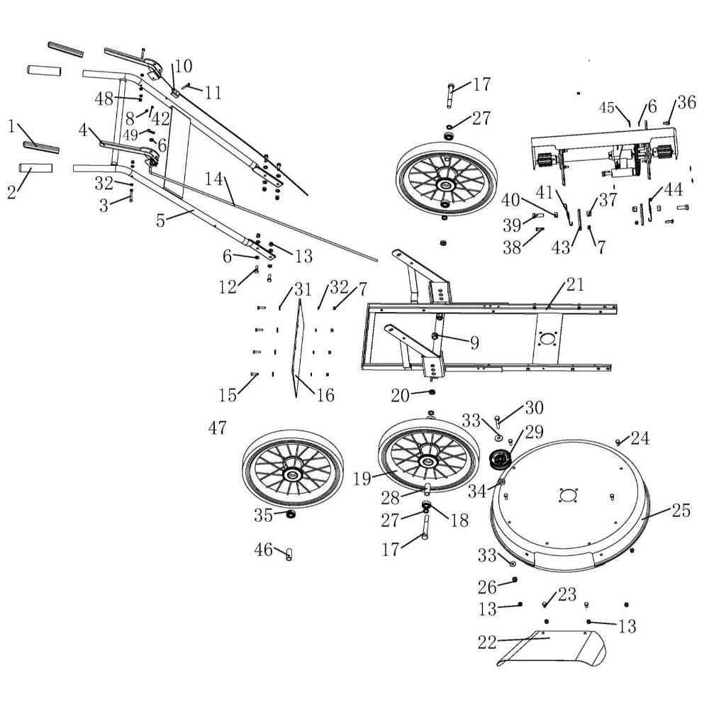24SP Frame Assembly– Bradley Mowers Super Store