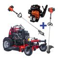 Bradley 48" 36HP Mower + SRM-3020 Trimmer + PB-9010T Blower + PE-2620S Edger Echo Bundle