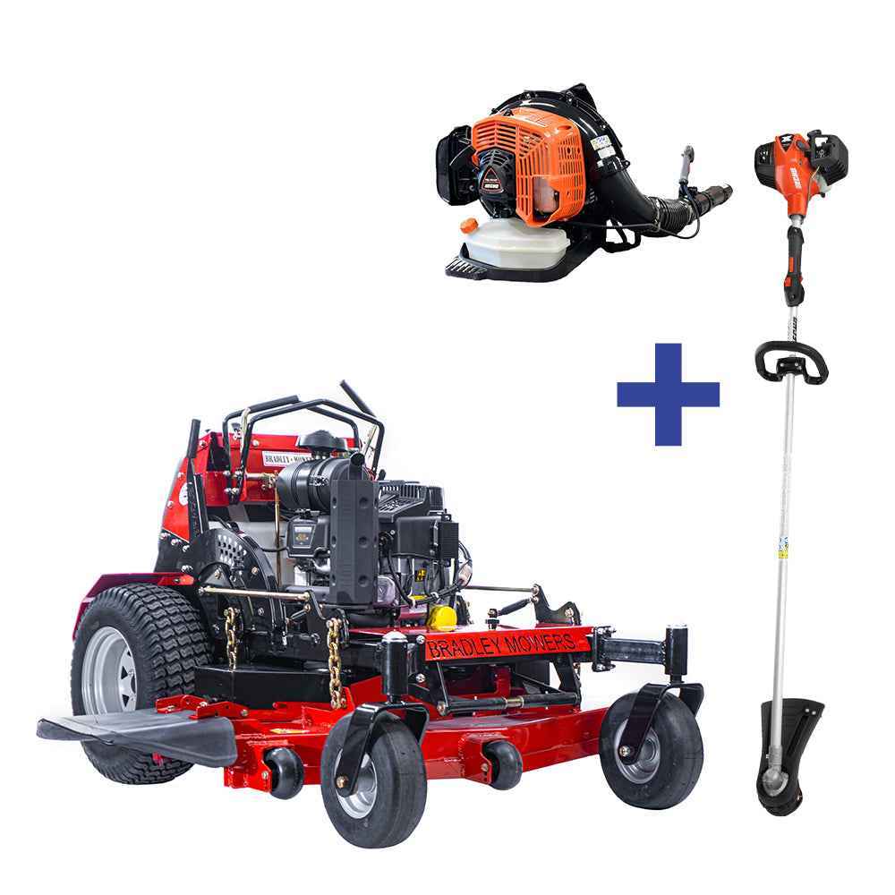 Bradley 52" 26HP Mower + SRM-2620 Trimmer + PB-7910T Blower Echo Bundle