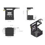 3-Way Adjustable Blower Rack BR4000N